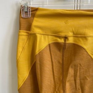 Lululemon Running Tights Yellow